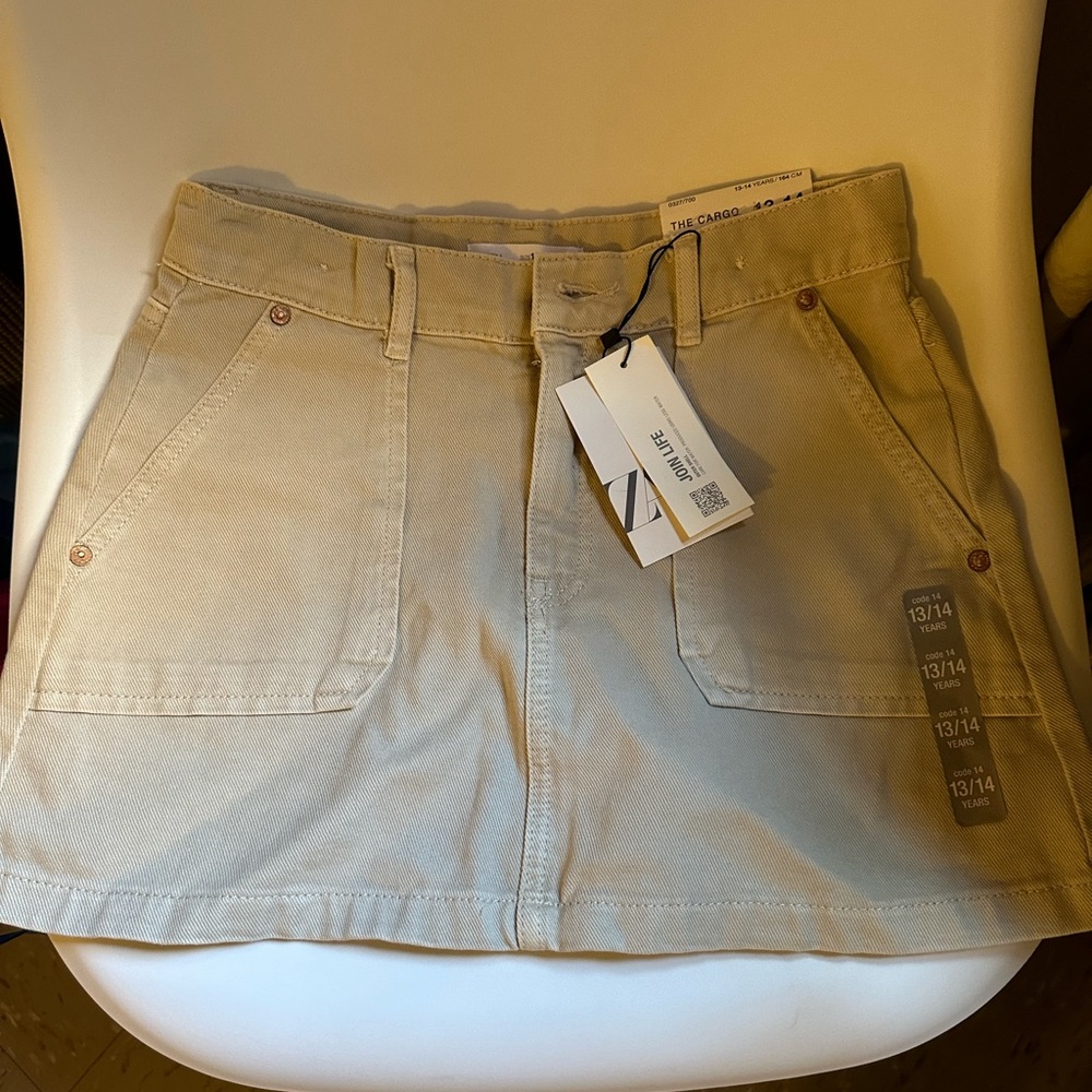 Zara cargo mini skirt NWT